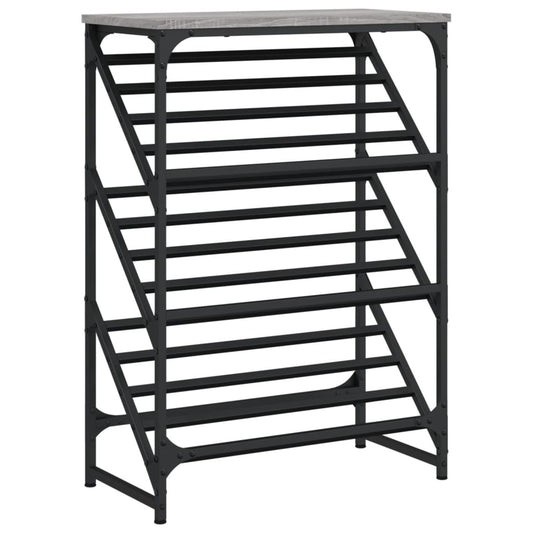 vidaXL Παπουτσοθήκη Γκρι Sonoma 60x30x85 εκ. από Επεξεργασμένο Ξύλο