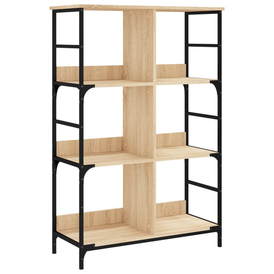 vidaXL Βιβλιοθήκη Sonoma Δρυς 78,5x33x117,5 εκ. Επεξεργασμένο Ξύλο