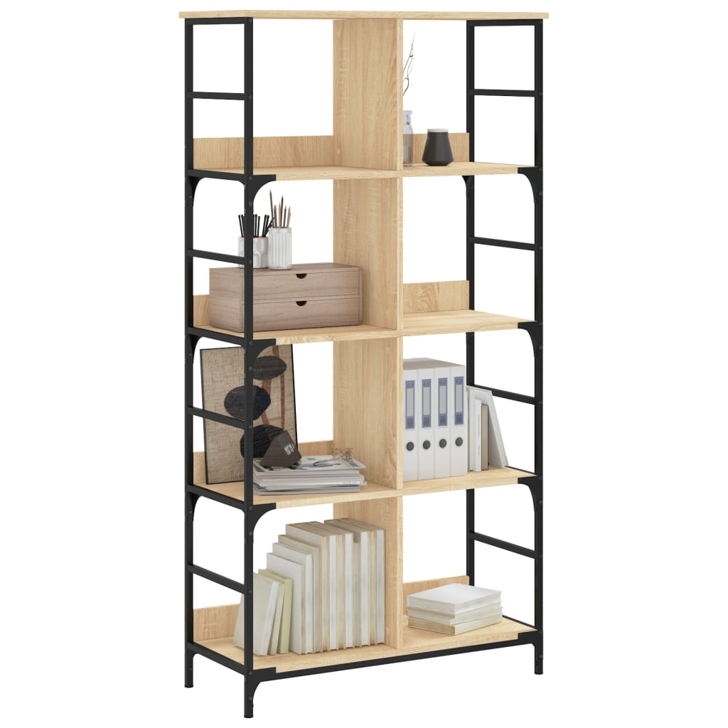 vidaXL Βιβλιοθήκη Sonoma Δρυς 78,5x33x153 εκ. Επεξεργασμένο Ξύλο