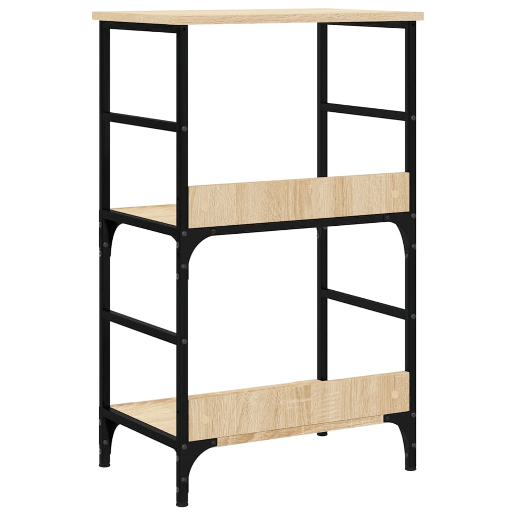 vidaXL Βιβλιοθήκη Sonoma Δρυς 50 x 33 x 82 εκ. από Επεξεργασμένο Ξύλο