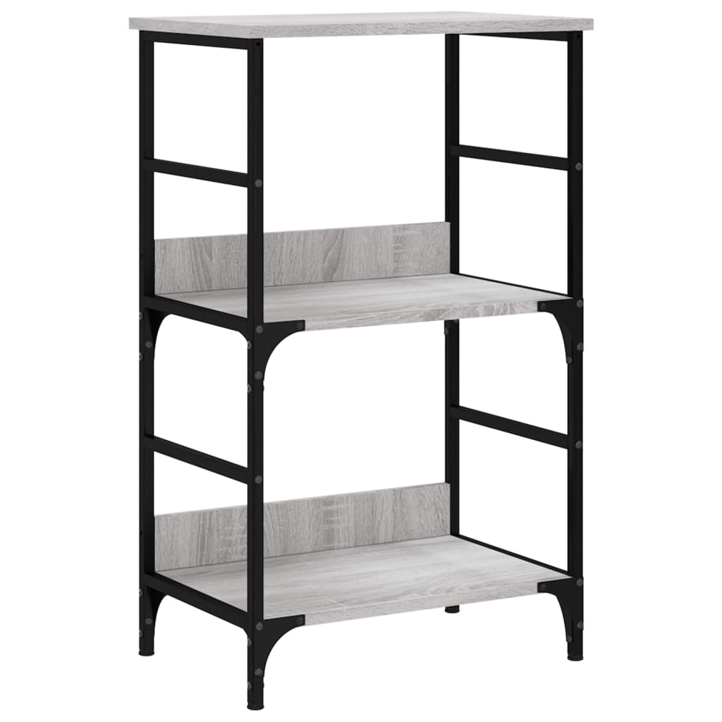 vidaXL Βιβλιοθήκη Γκρι Sonoma 50x33x82 εκ. Επεξεργασμένο Ξύλο