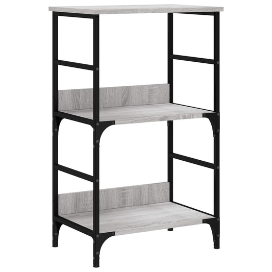 vidaXL Βιβλιοθήκη Γκρι Sonoma 50x33x82 εκ. Επεξεργασμένο Ξύλο