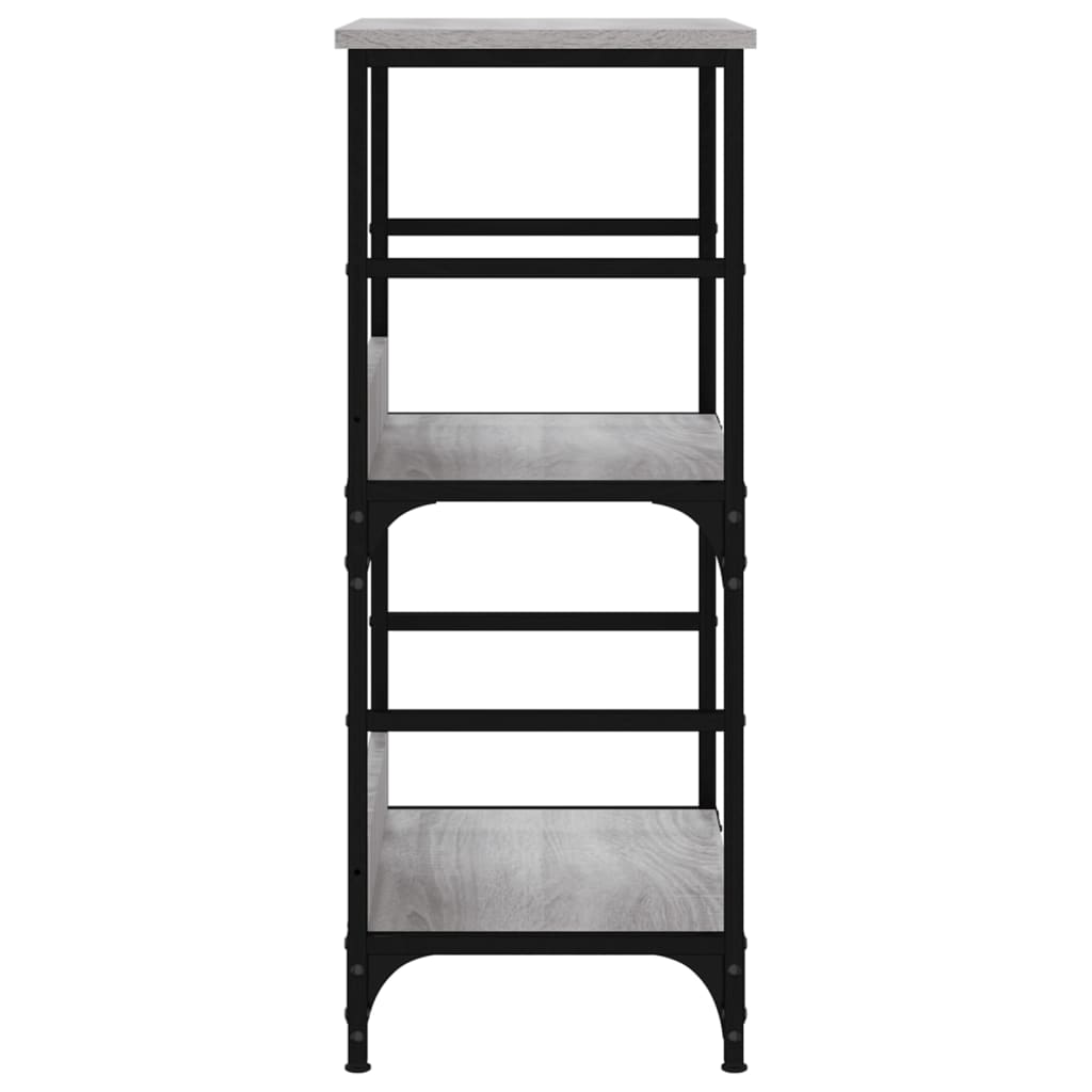 vidaXL Βιβλιοθήκη Γκρι Sonoma 50x33x82 εκ. Επεξεργασμένο Ξύλο