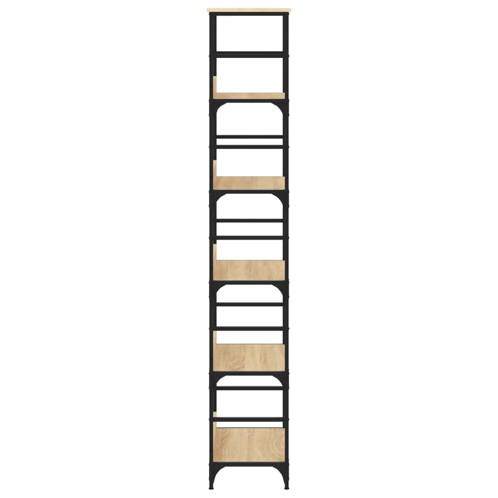 vidaXL Βιβλιοθήκη Sonoma Δρυς 50x33x188,5 εκ. από Τεχνητό Ξύλο