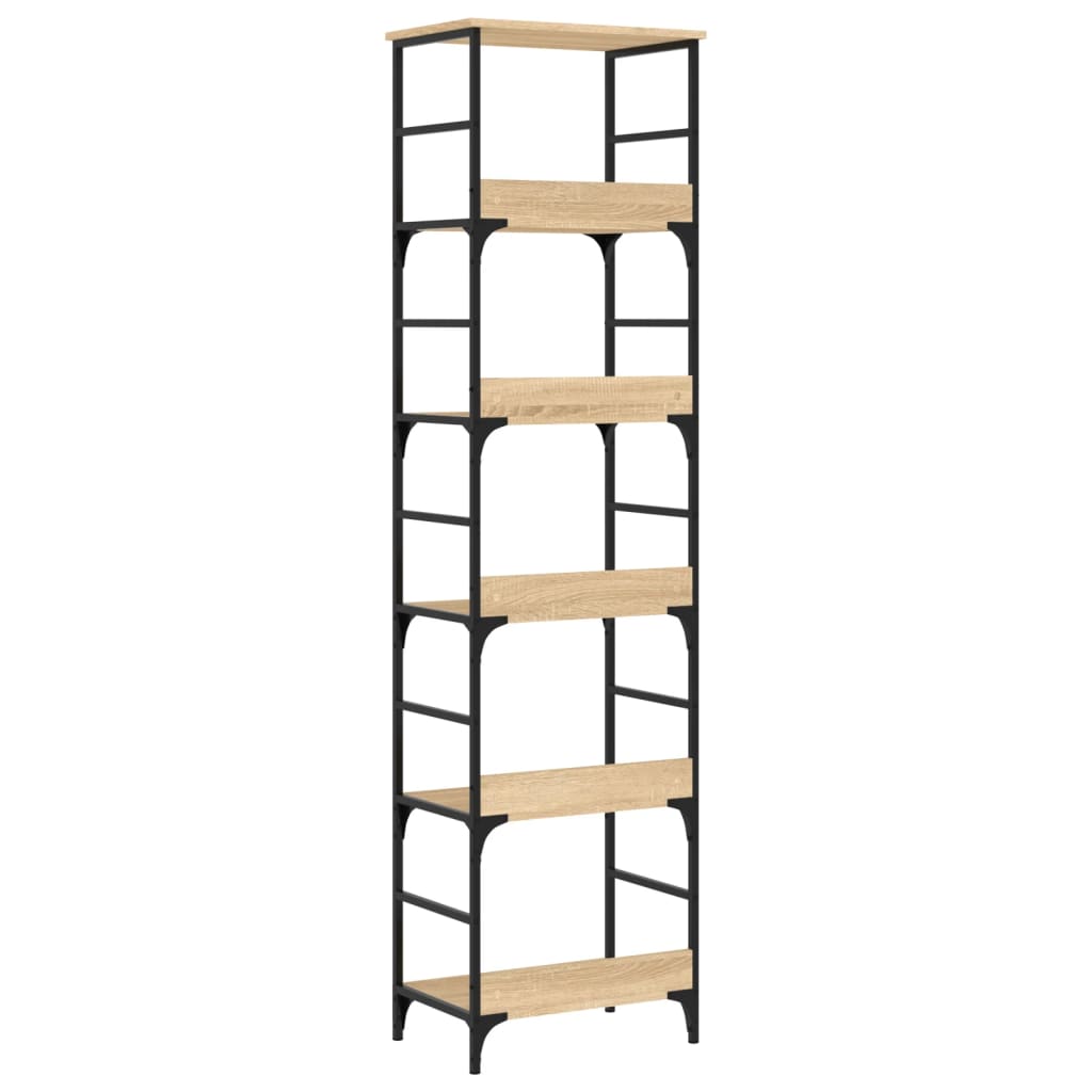 vidaXL Βιβλιοθήκη Sonoma Δρυς 50x33x188,5 εκ. από Τεχνητό Ξύλο
