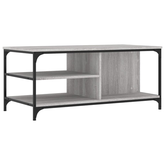 vidaXL Τραπεζάκι Σαλονιού Γκρι Sonoma 100x50x45 εκ. Επεξεργασμένο Ξύλο