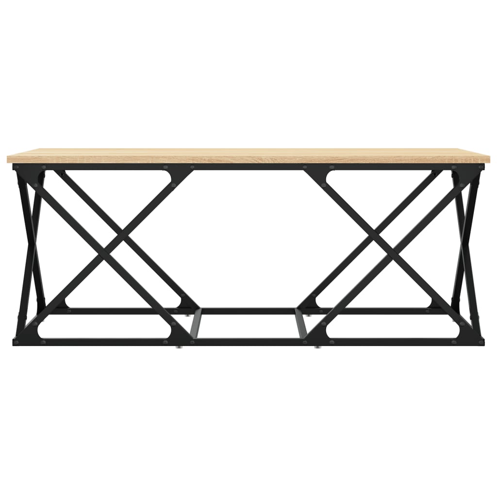 vidaXL Τραπεζάκι Σαλονιού Sonoma Δρυς 100x49x40 εκ. Επεξεργασμένο Ξύλο