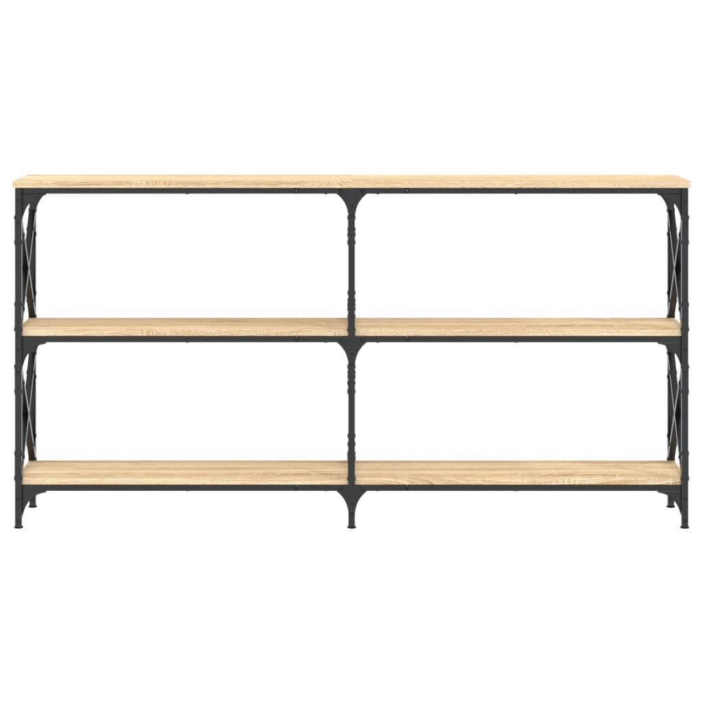 vidaXL Τραπέζι Κονσόλα Sonoma Δρυς 156 x 28 x 80,5 εκ. Επεξεργ. Ξύλο