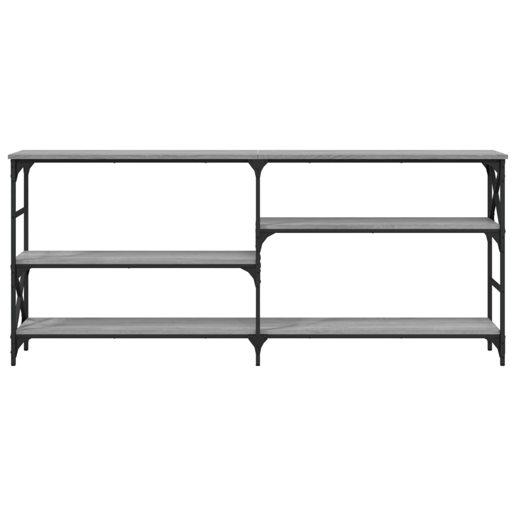 vidaXL Τραπέζι Κονσόλα Γκρι Sonoma 180x29x76,5 εκ. Επεξεργ. Ξύλο