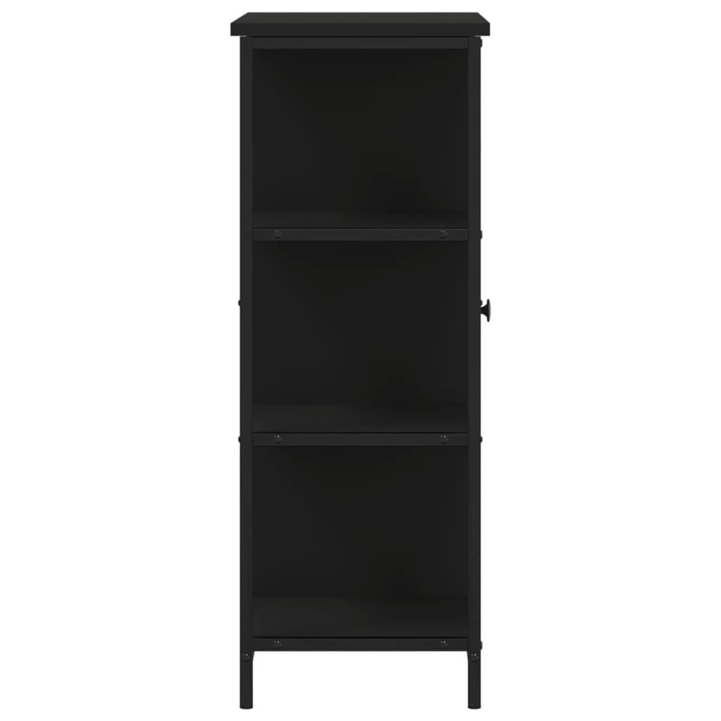 vidaXL Ντουλάπι Μαύρο 70 x 30 x 80 εκ. από Επεξεργασμένο Ξύλο