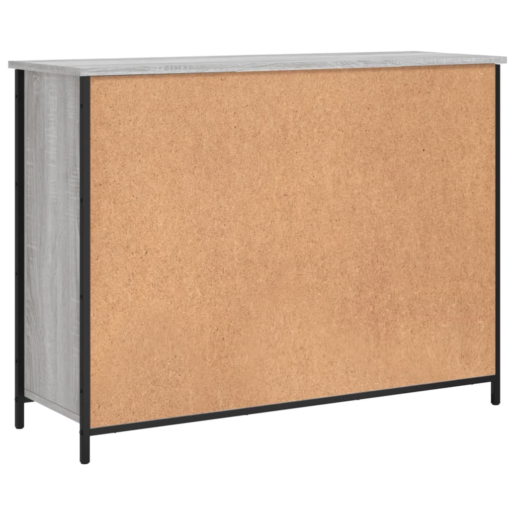 vidaXL Μπουφές Γκρι Sonoma 100 x 33 x 75 εκ. από Επεξεργασμένο Ξύλο