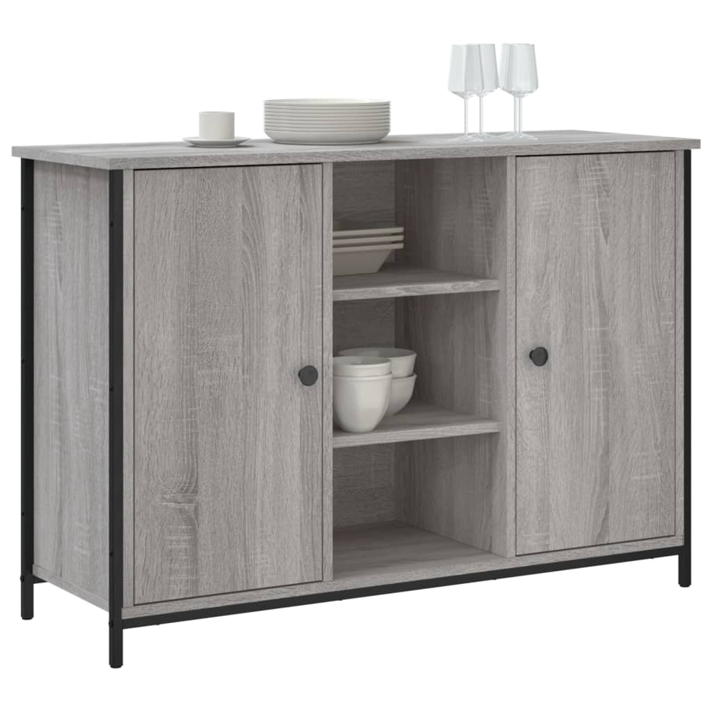 vidaXL Μπουφές Γκρι Sonoma 100x35x70 εκ. από Επεξεργασμένο Ξύλο