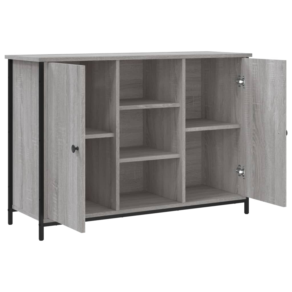 vidaXL Μπουφές Γκρι Sonoma 100x35x70 εκ. από Επεξεργασμένο Ξύλο
