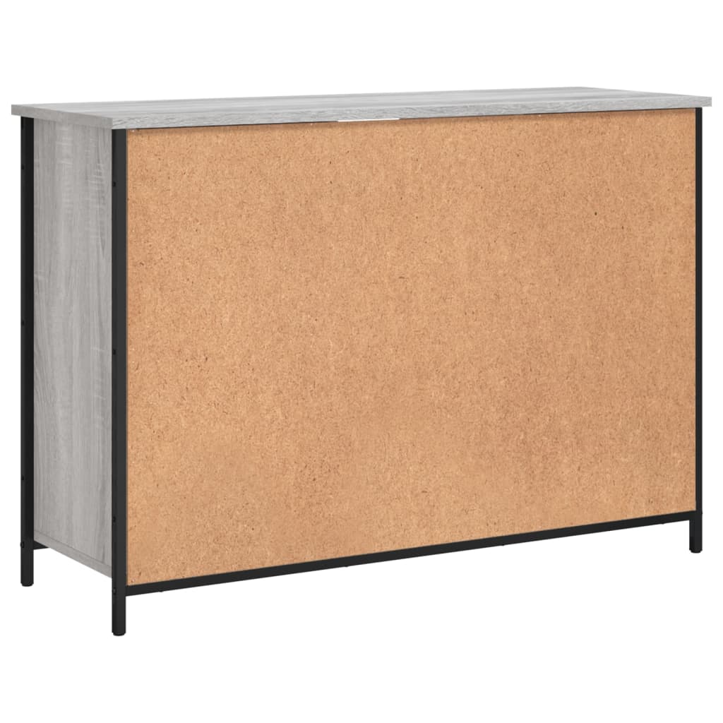 vidaXL Μπουφές Γκρι Sonoma 100x35x70 εκ. από Επεξεργασμένο Ξύλο