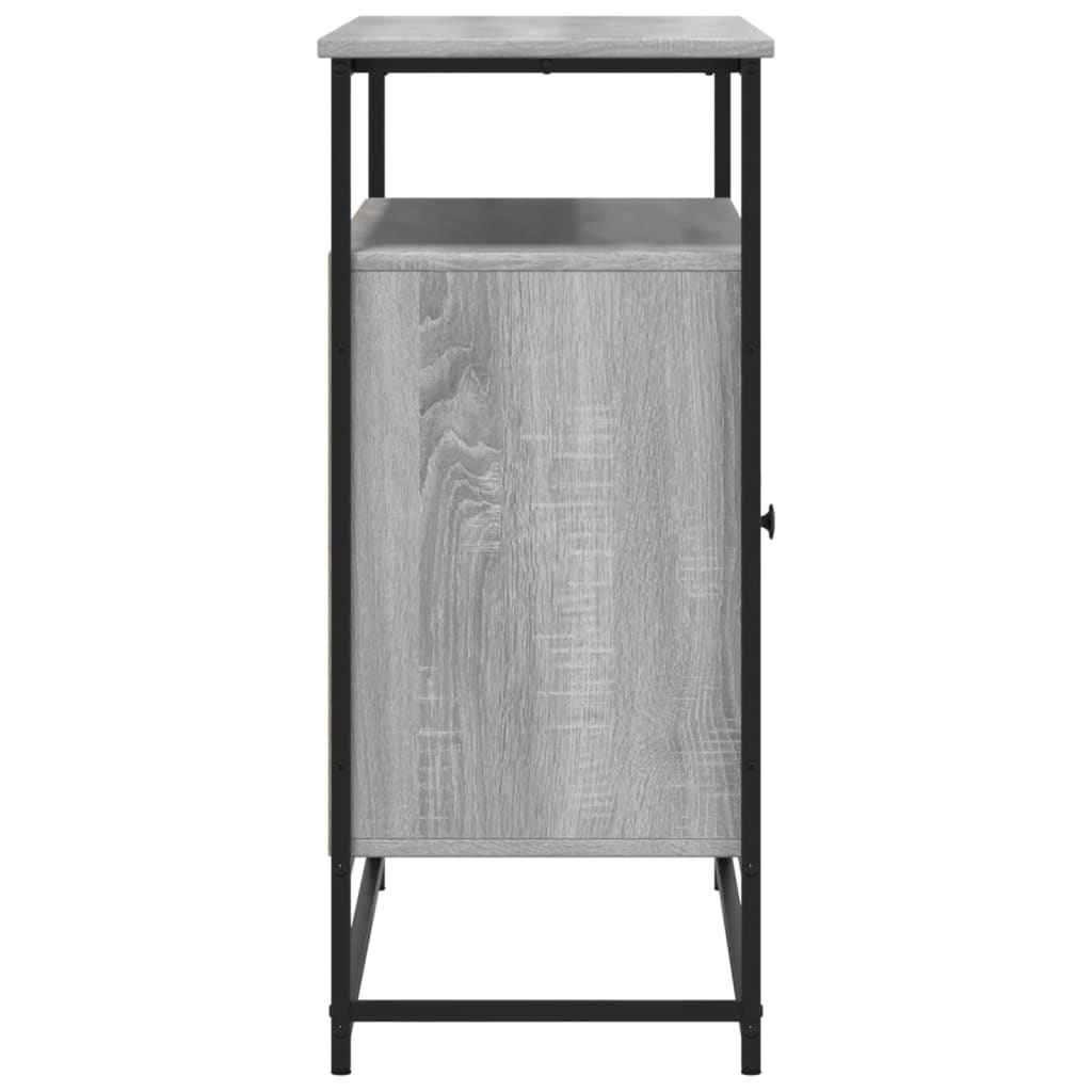 vidaXL Μπουφές Γκρι Sonoma 100x35x80 εκ. από Επεξεργασμένο Ξύλο