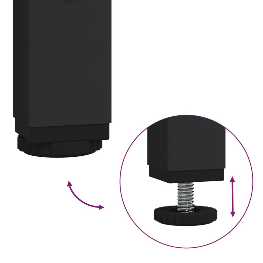 vidaXL Μπουφές Γκρι Sonoma 100x35x80 εκ. από Επεξεργασμένο Ξύλο