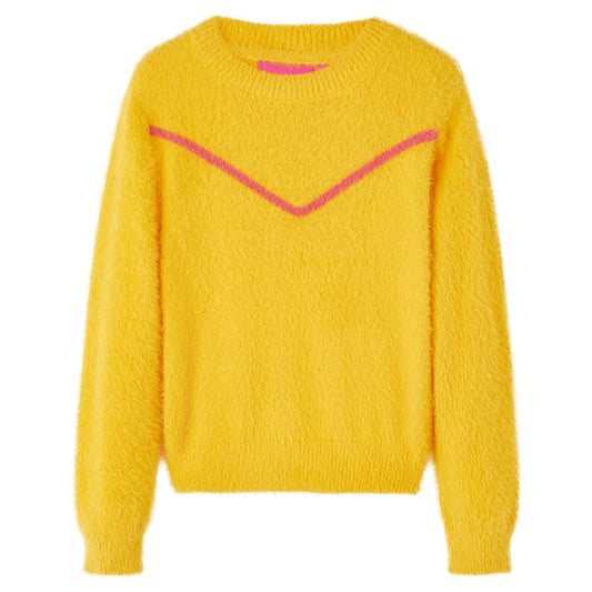 Πουλόβερ Παιδικό Πλεκτό Σκούρα Ώχρα 104