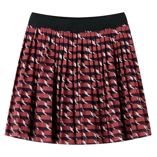 Φούστα Παιδική Πλισέ με Χρυσόσκονη Σκούρο Μπλε 128