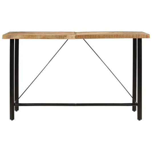 vidaXL Τραπέζι Μπαρ 180 x 70 x 107 εκ. από Μασίφ Ξύλο Μάνγκο & Σίδηρο