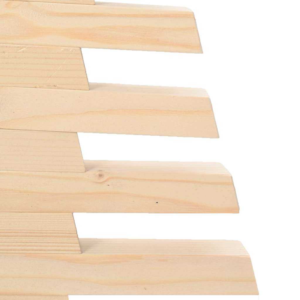 vidaXL Χριστουγεννιάτικο Δέντρο Ξύλινο Διακόσμηση 90 εκ. Μασίφ Πεύκο