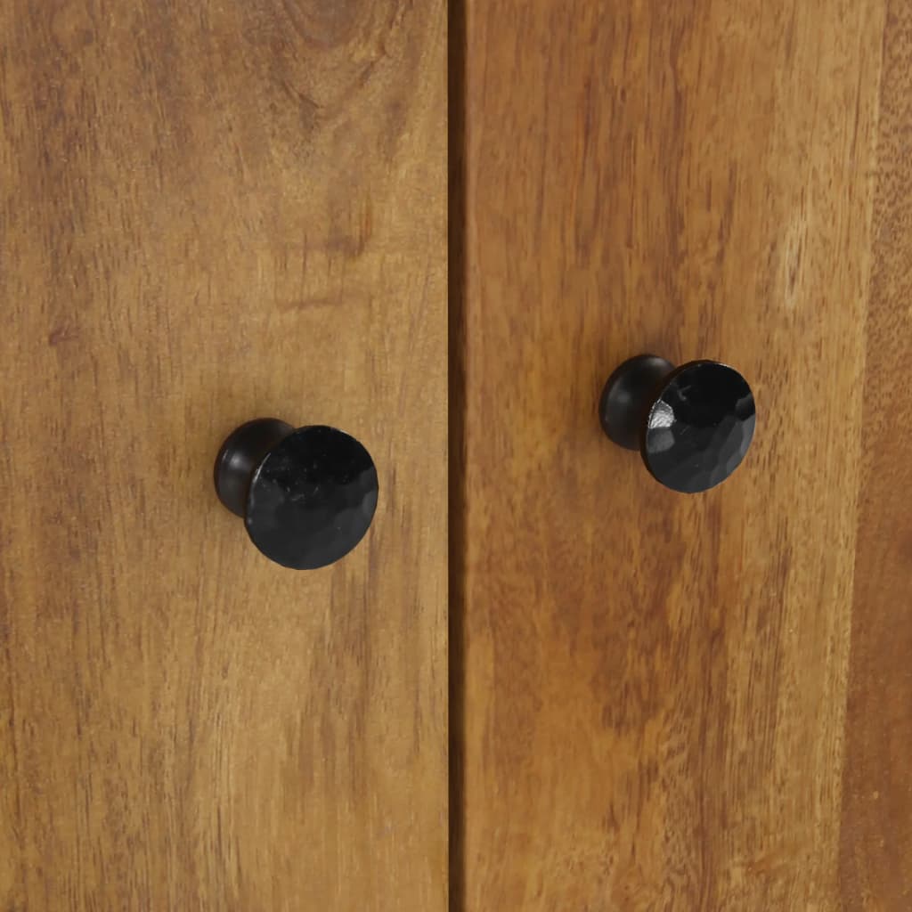 vidaXL Έπιπλα Μπάνιου Σετ 2 Τεμαχίων από Μασίφ Ξύλο Μάνγκο