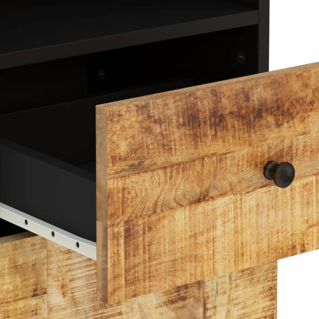 vidaXL Έπιπλα Μπάνιου Σετ 3 Τεμαχίων από Μασίφ Ξύλο Μάνγκο