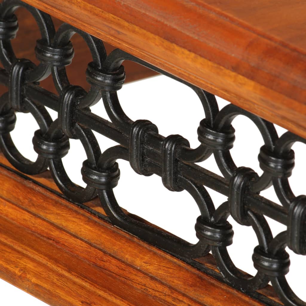 vidaXL Γραφείο με Συρτάρι 110 x 50 x 76 εκ. από Μασίφ Ξύλο Ακακίας