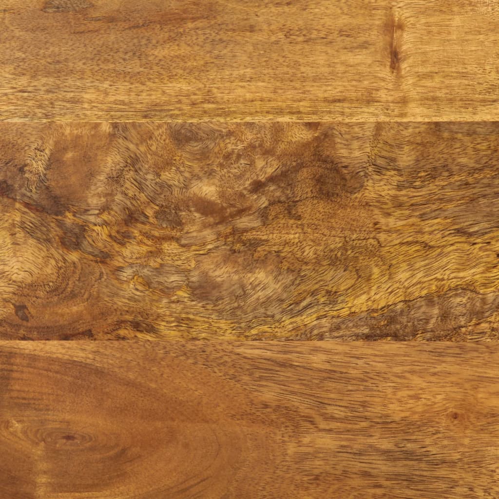 vidaXL Τραπεζάκι Σαλονιού 45 x 45 x 40 εκ. Μασίφ Ξύλο Μάνγκο & Σίδηρος