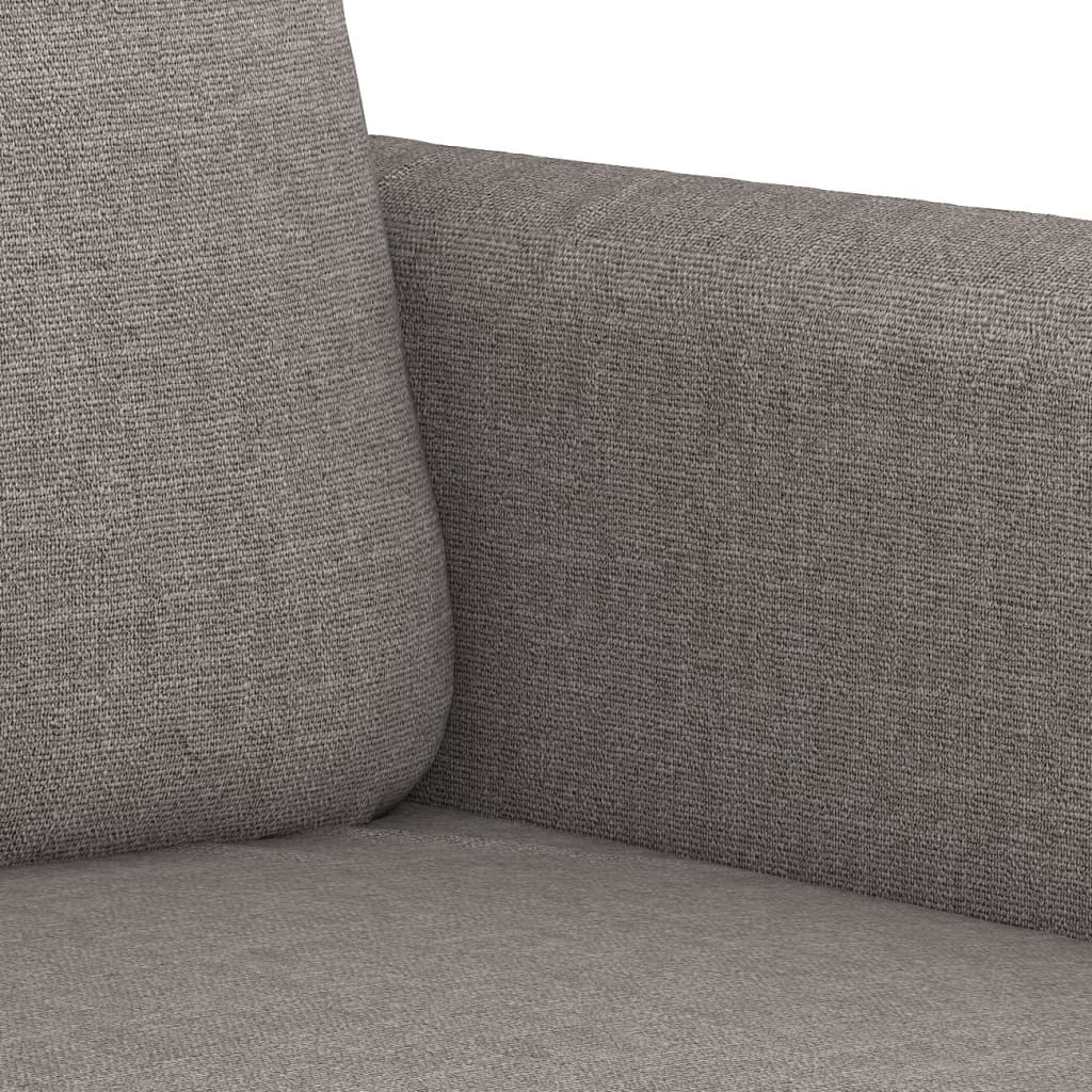 vidaXL Καναπές Τριθέσιος Taupe 180 εκ. Υφασμάτινος