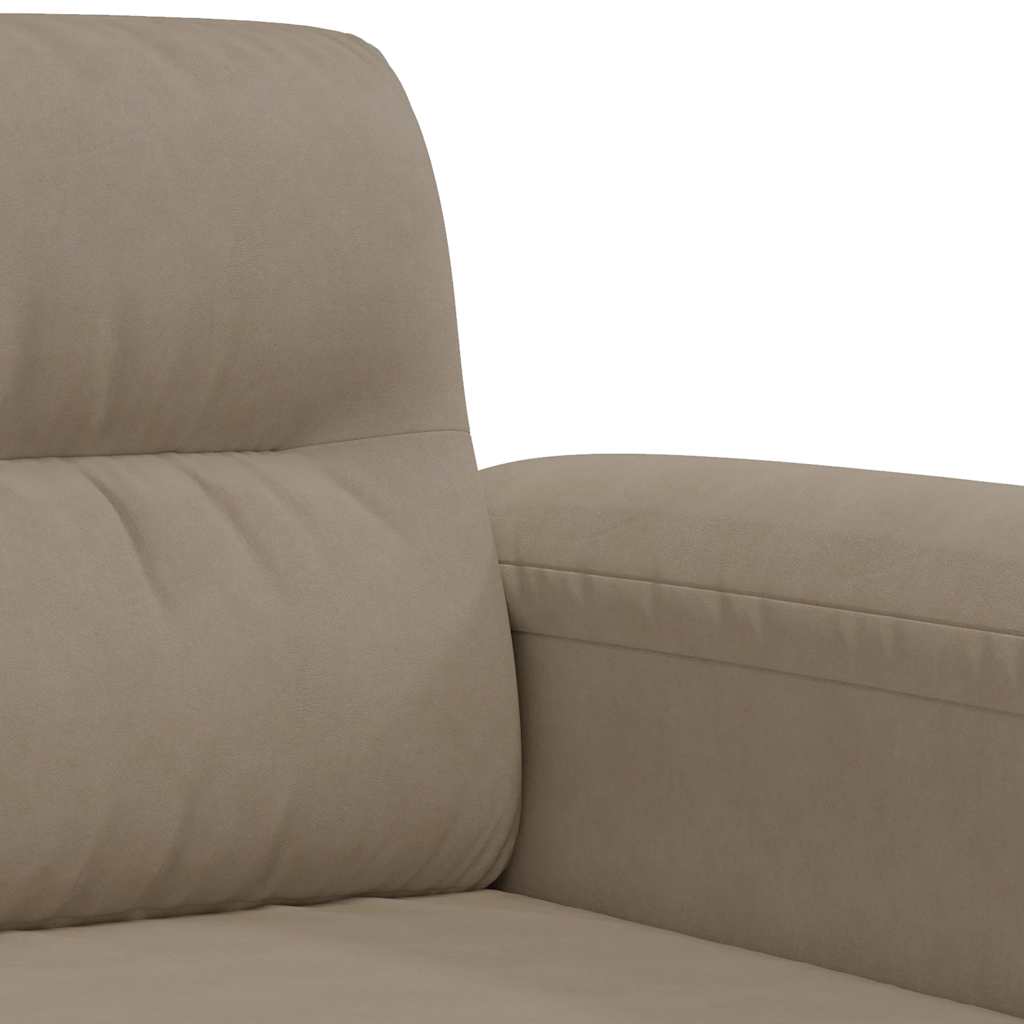 vidaXL Πολυθρόνα Taupe 60 εκ. από Ύφασμα Μικροϊνών