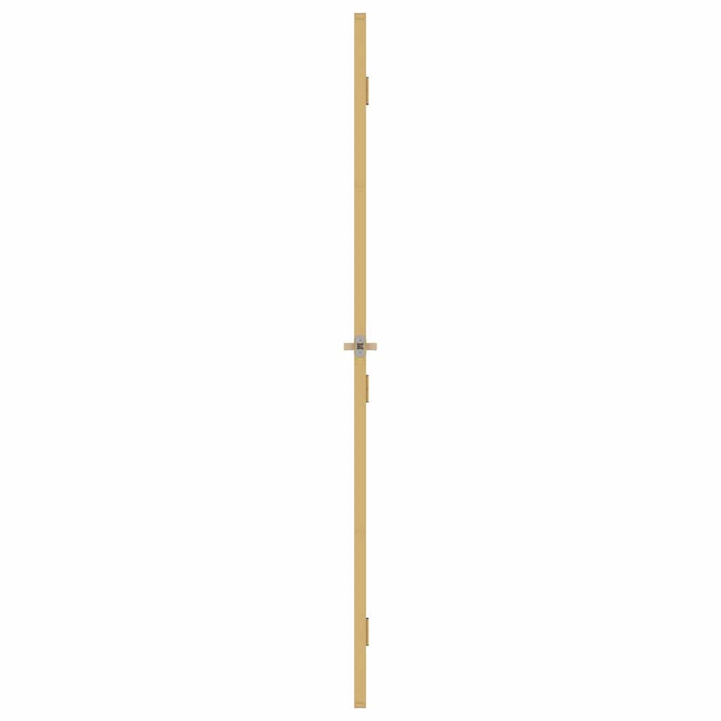 vidaXL Εσωτερική Πόρτα Χρυσή 93 x 201,5 εκ. Ψημένο Γυαλί & Αλουμίνιο