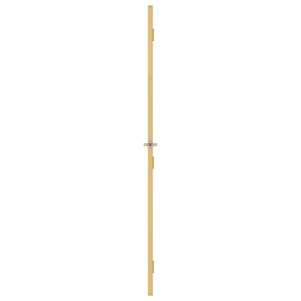 vidaXL Εσωτερική Πόρτα Χρυσή 76 x 201,5 εκ. Ψημένο Γυαλί & Αλουμίνιο