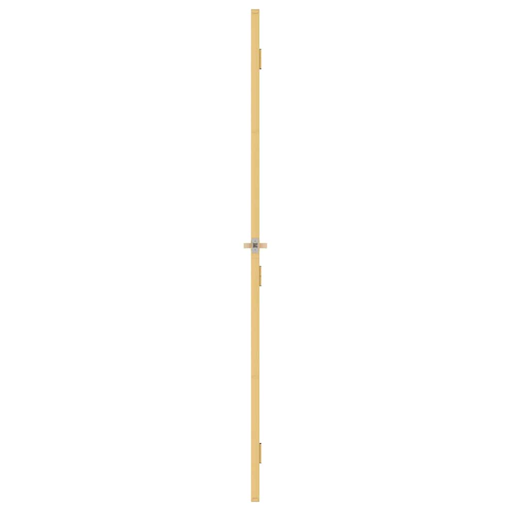 vidaXL Εσωτερική Πόρτα Χρυσή 76 x 201,5 εκ. Ψημένο Γυαλί & Αλουμίνιο