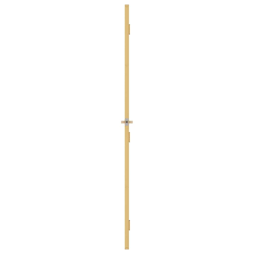 vidaXL Εσωτερική Πόρτα Χρυσή 83 x 201,5 εκ. Ψημένο Γυαλί & Αλουμίνιο