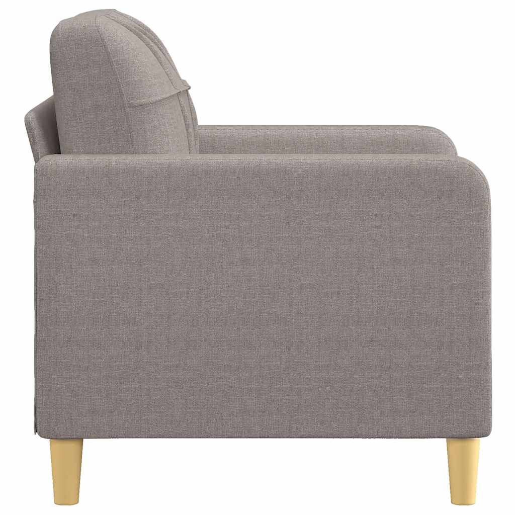 vidaXL Πολυθρόνα Taupe 60 εκ. Υφασμάτινη