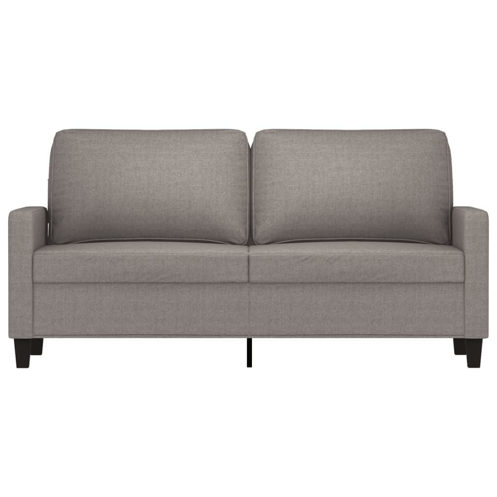 vidaXL Καναπές Διθέσιος Taupe 140 εκ. Υφασμάτινος