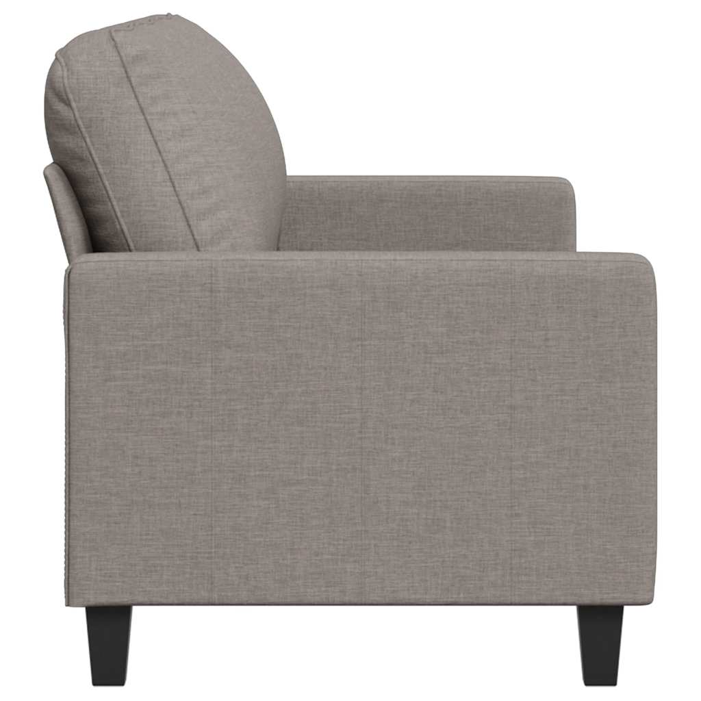 vidaXL Καναπές Τριθέσιος Taupe 180 εκ. Υφασμάτινος