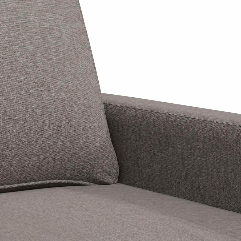 vidaXL Καναπές Τριθέσιος Taupe 180 εκ. Υφασμάτινος