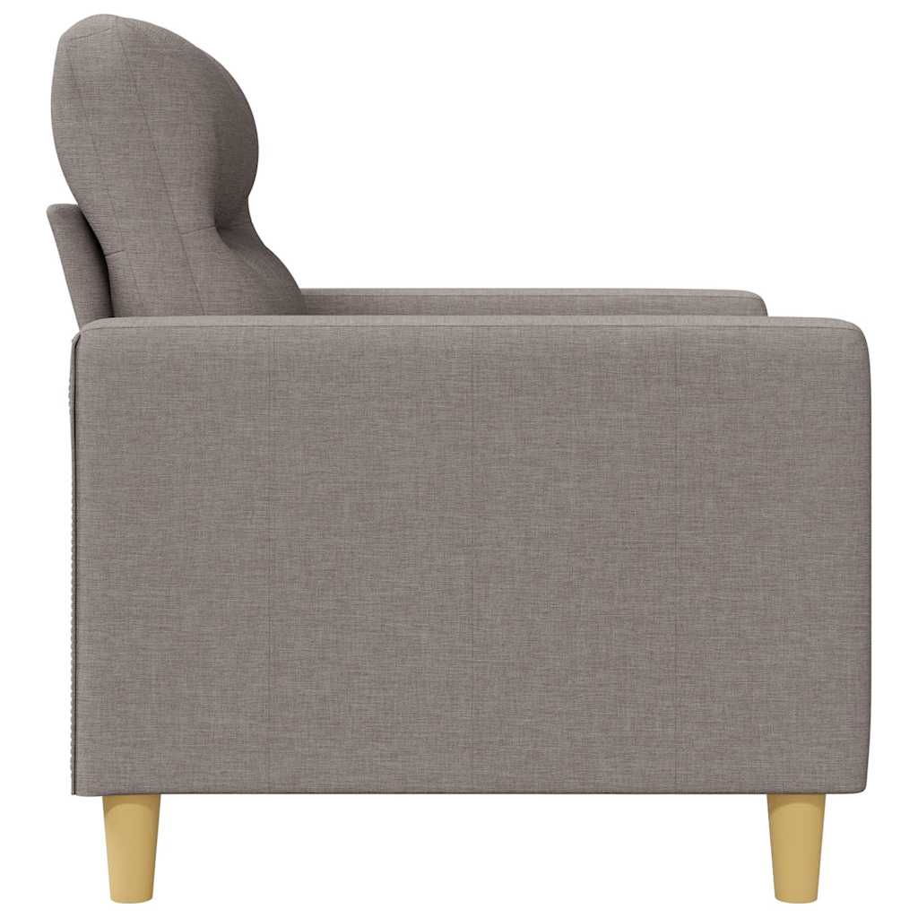 vidaXL Πολυθρόνα Taupe 60 εκ. Υφασμάτινη