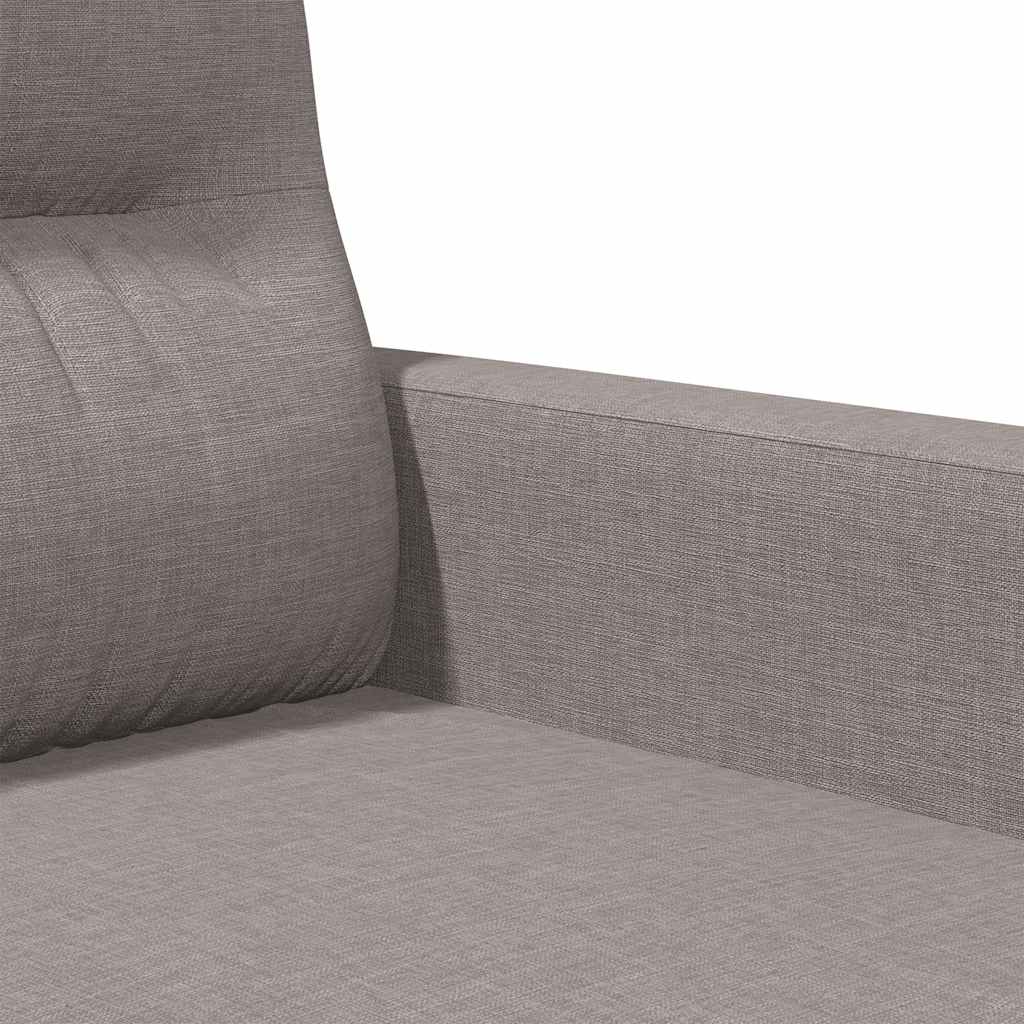 vidaXL Καναπές Τριθέσιος Taupe 180 εκ. Υφασμάτινος