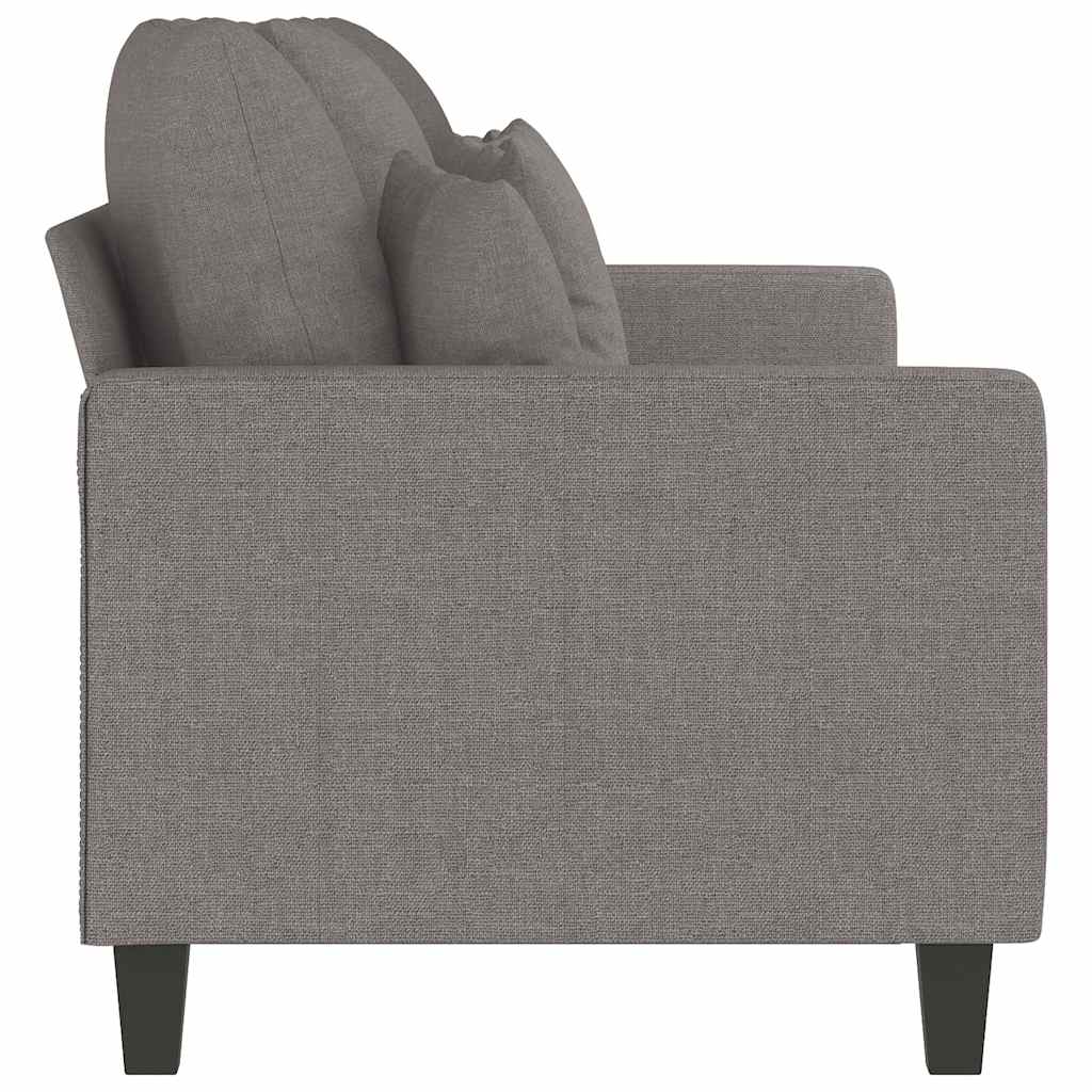 vidaXL Καναπές Τριθέσιος Taupe 180 εκ. Υφασμάτινος
