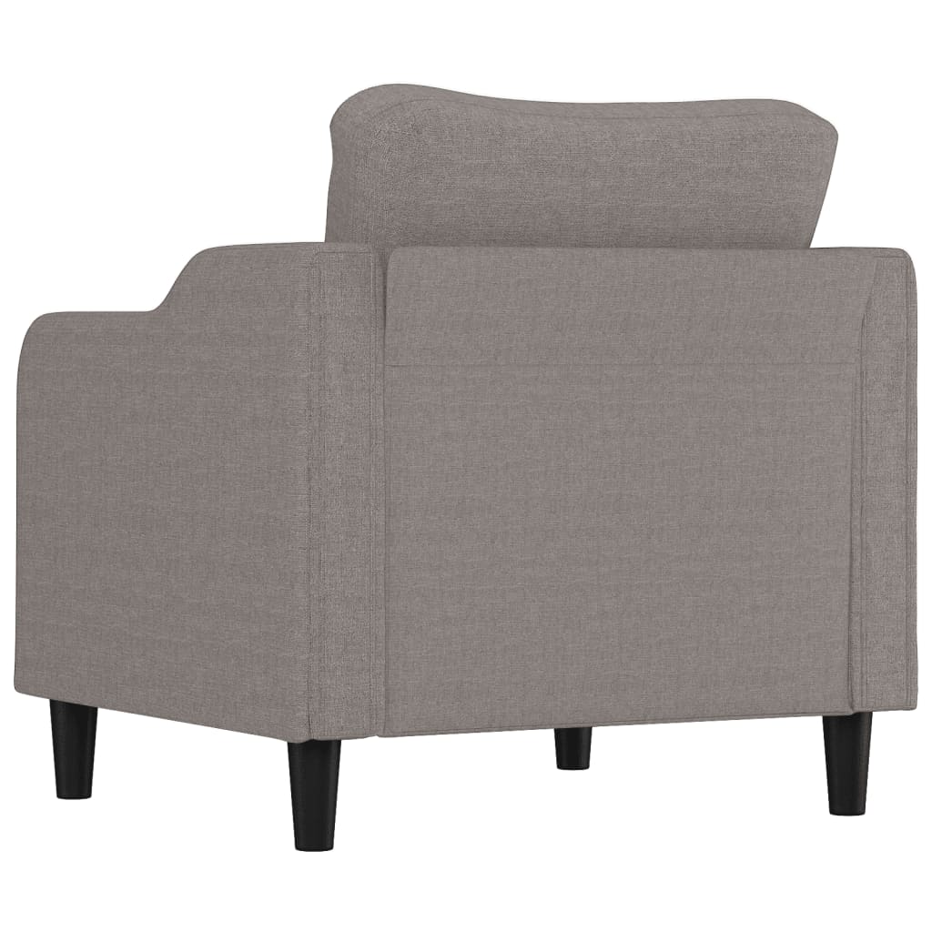 vidaXL Πολυθρόνα Taupe 60 εκ. Υφασμάτινη