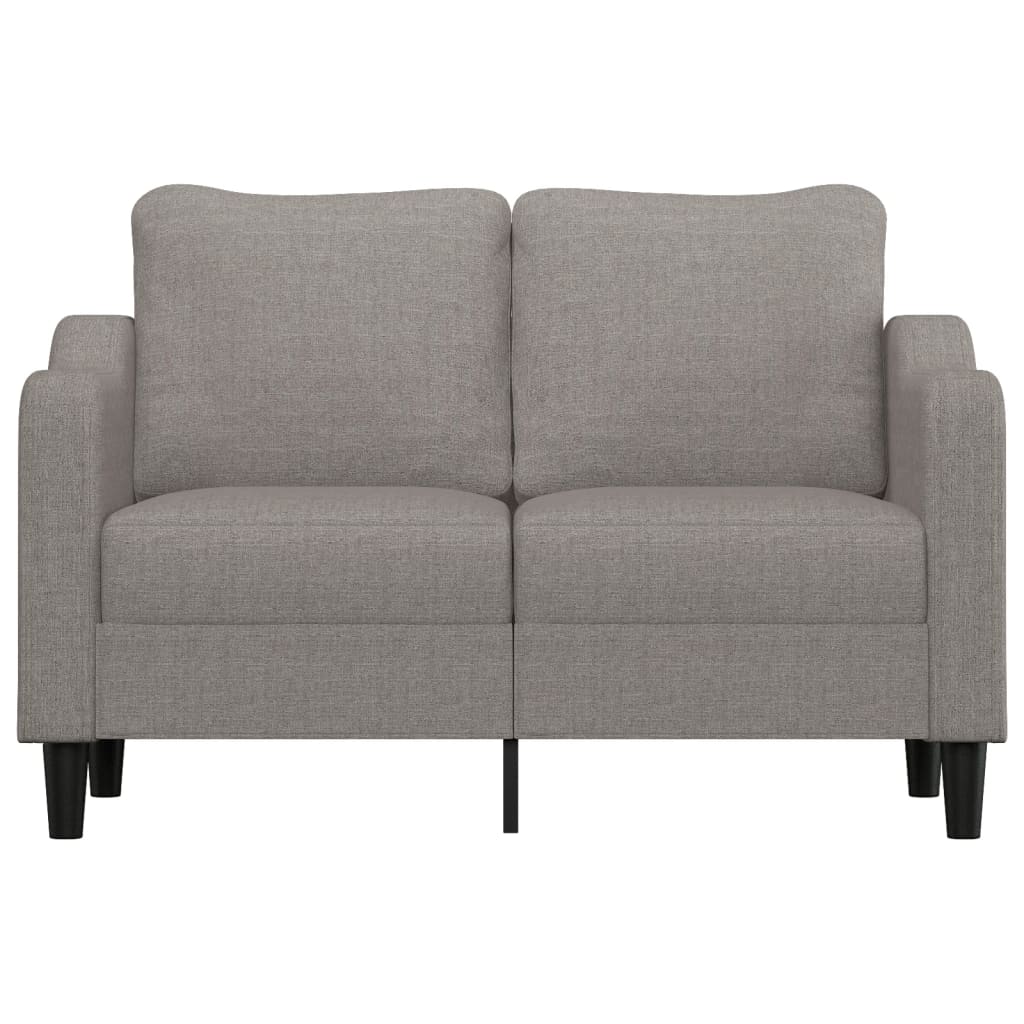 vidaXL Καναπές Διθέσιος Taupe 120 εκ. Υφασμάτινος