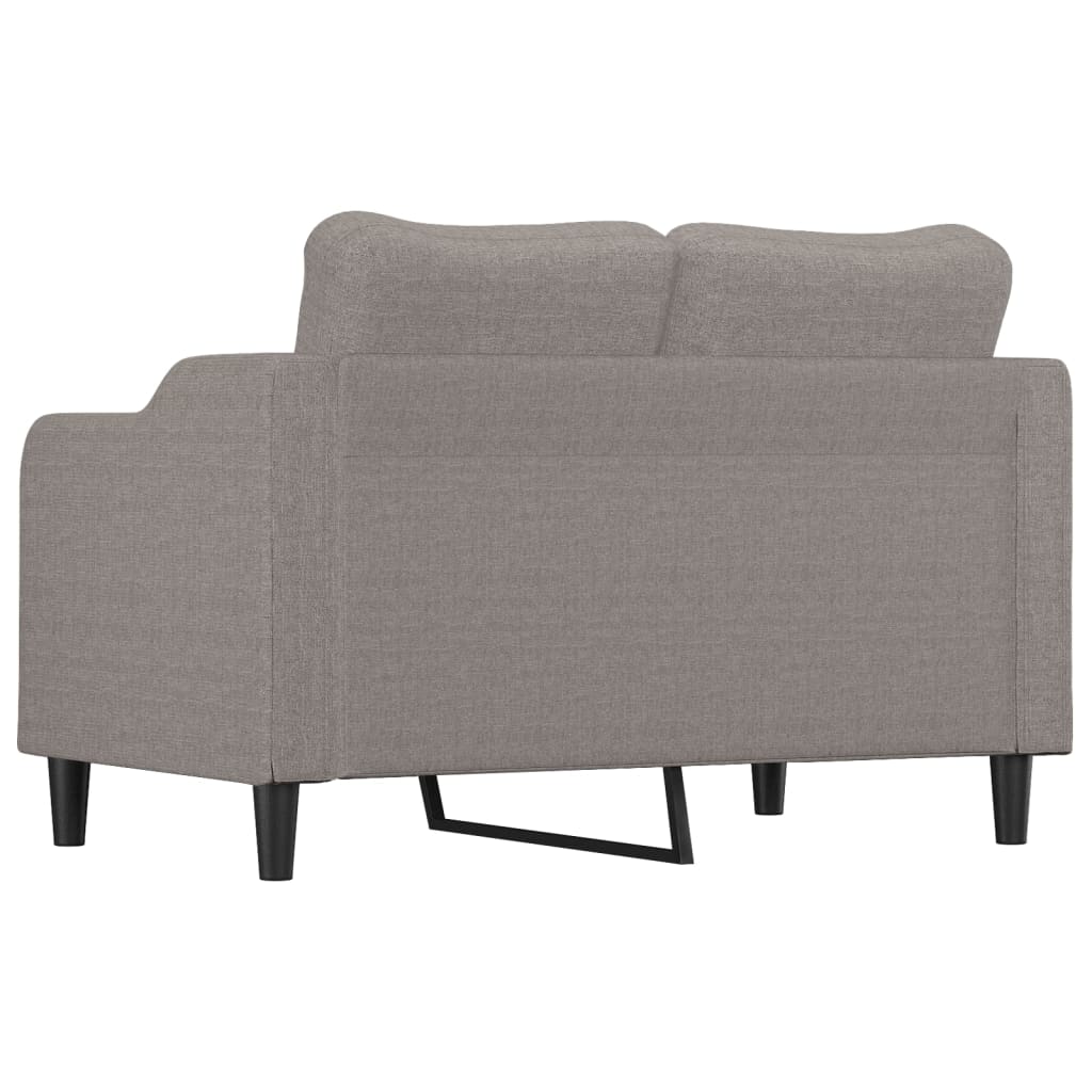 vidaXL Καναπές Διθέσιος Taupe 120 εκ. Υφασμάτινος