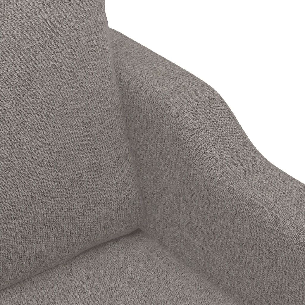 vidaXL Καναπές Διθέσιος Taupe 120 εκ. Υφασμάτινος