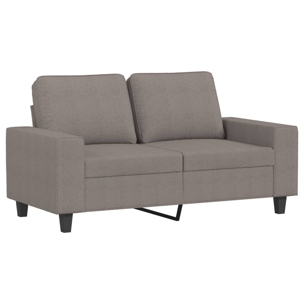 vidaXL Καναπές Διθέσιος Taupe 120 εκ. Υφασμάτινος
