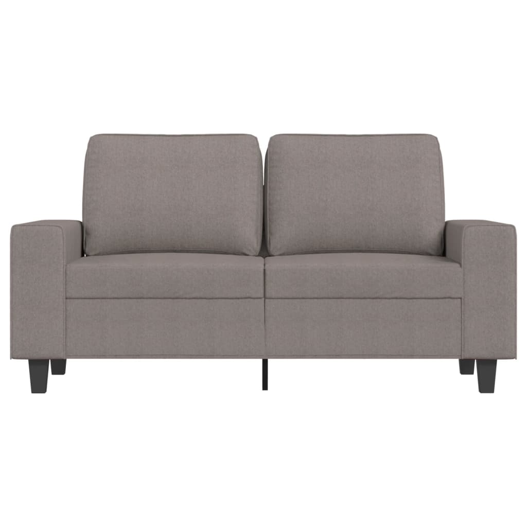 vidaXL Καναπές Διθέσιος Taupe 120 εκ. Υφασμάτινος