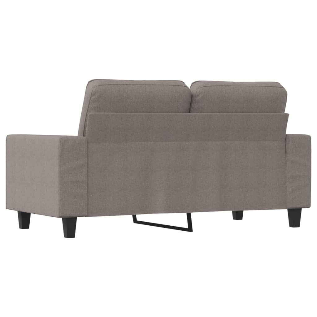 vidaXL Καναπές Διθέσιος Taupe 120 εκ. Υφασμάτινος