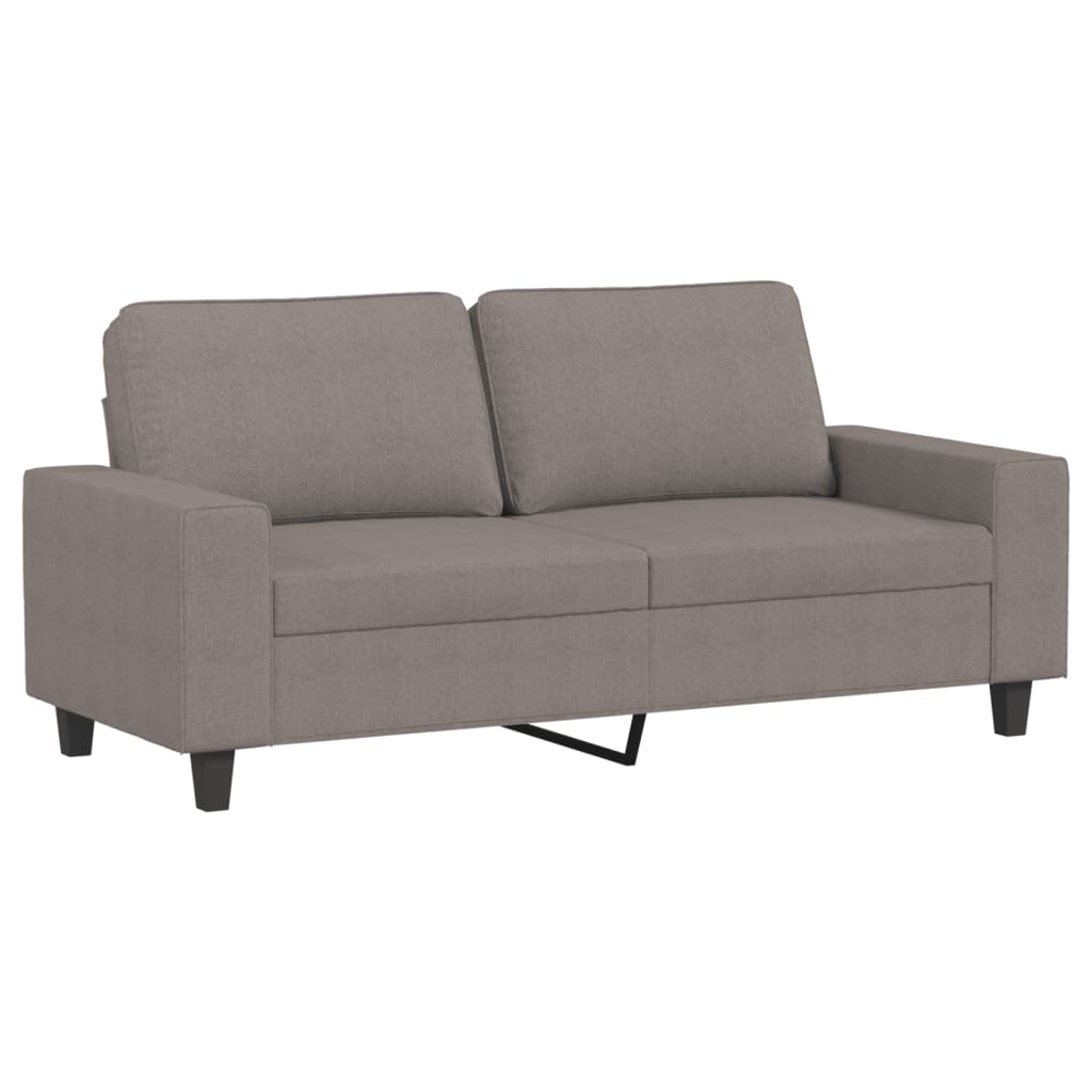 vidaXL Καναπές Διθέσιος Taupe 140 εκ. Υφασμάτινος