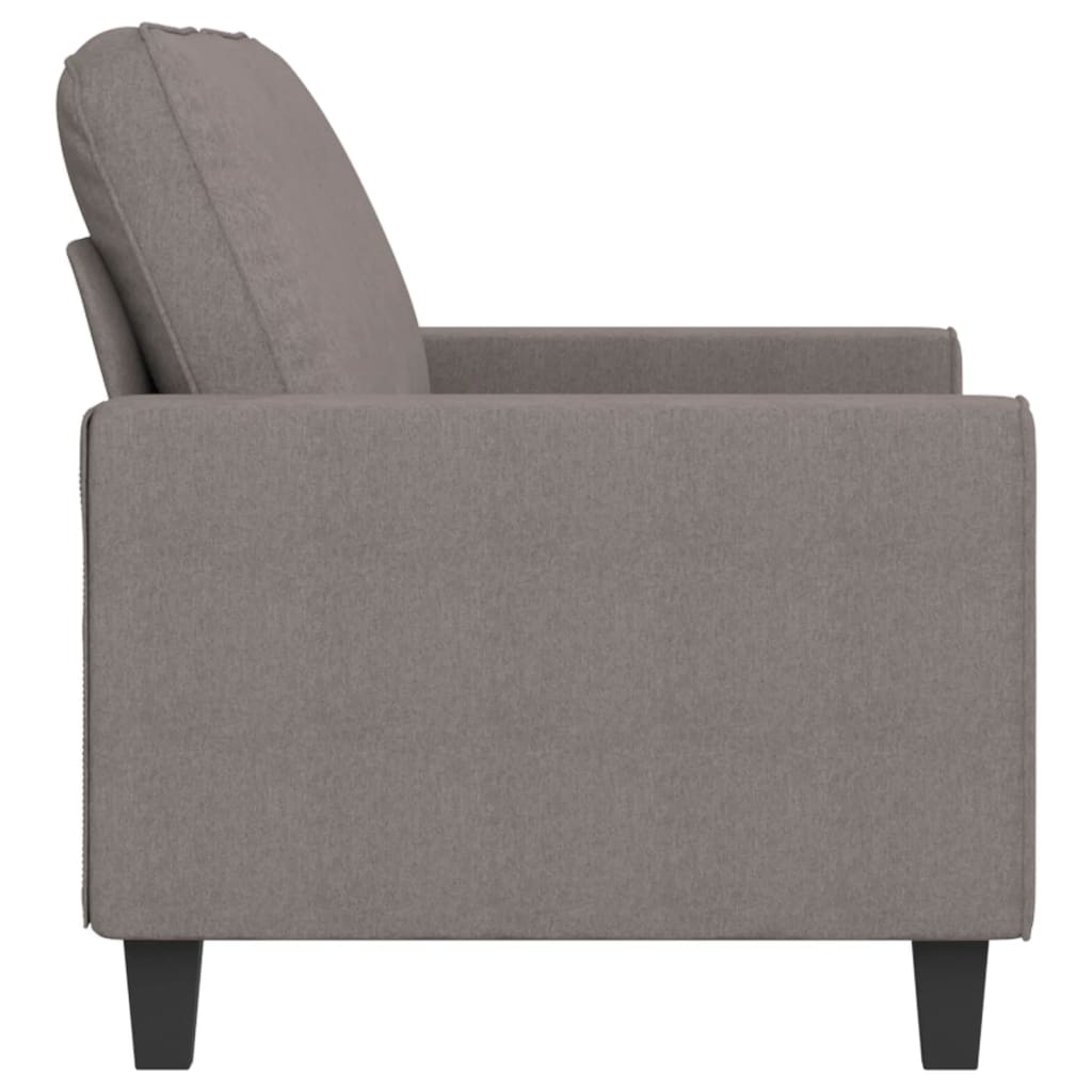 vidaXL Καναπές Διθέσιος Taupe 140 εκ. Υφασμάτινος